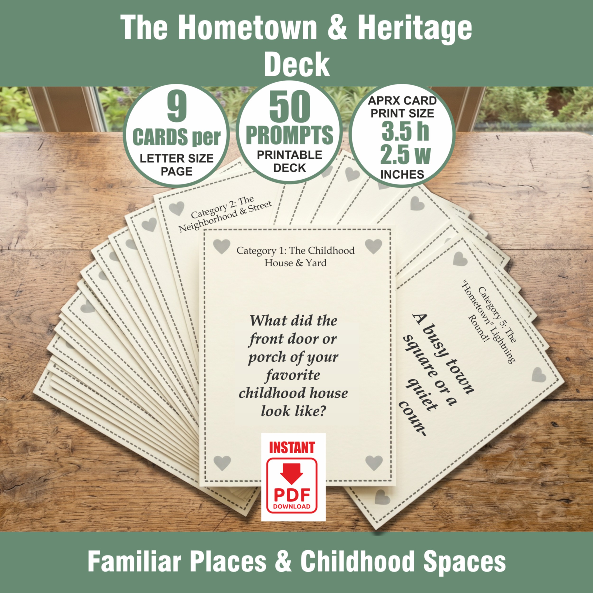 The Hometown & Heritage Deck